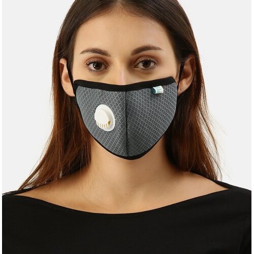 Fresh Filter Grey Reusable Mask 1pc