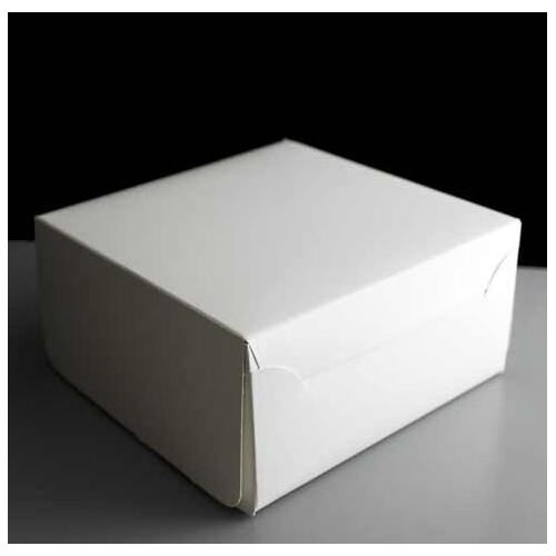 100 x Cake Box White 10x10x2.5 INCH