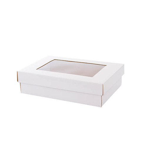 Medium 10pk White Catering Grazing Box with lid