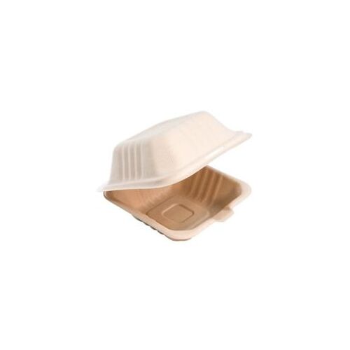 Sugarcane Clamshell Burger 200PC/CTN