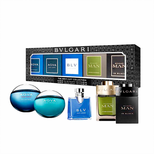 Bvlgari The Men's Gift Collection Miniatures 5pcs Gift Set Variety (3)