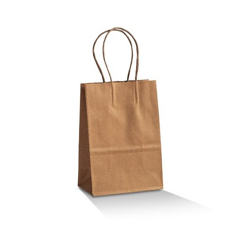 500pk Takeaway Brown Kraft Paper Bag Baby BCB-T-BABY