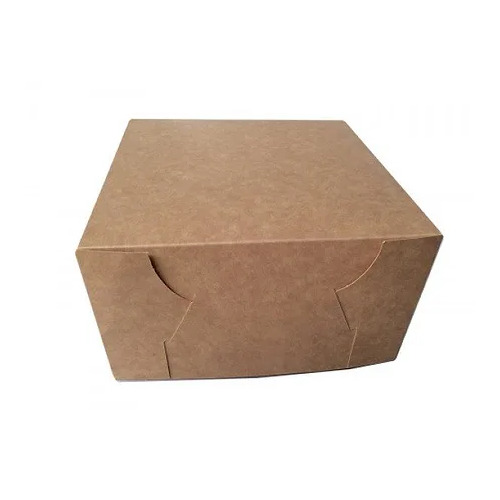 10 x Cake Box Kraft 12x12x4 500Ums