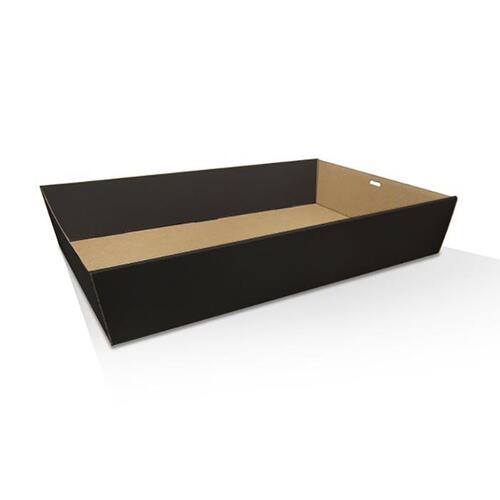 Extra Large 50PK Black Grazing Catering Box With Window Lids CTN