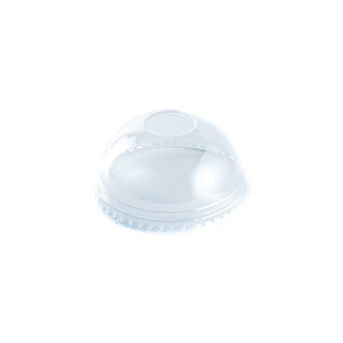 (DL84H) PET 10oz / 12oz 84mm Dome Lid With Die-Cut Hole 1000/CTN