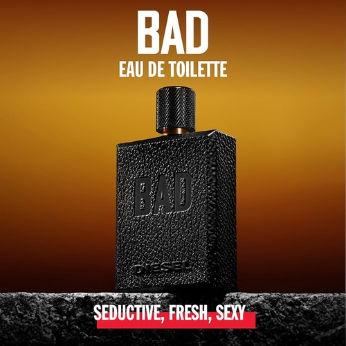 Diesel Bad 100ml EDT Spray Men (notes: aromatic woody lavender)
