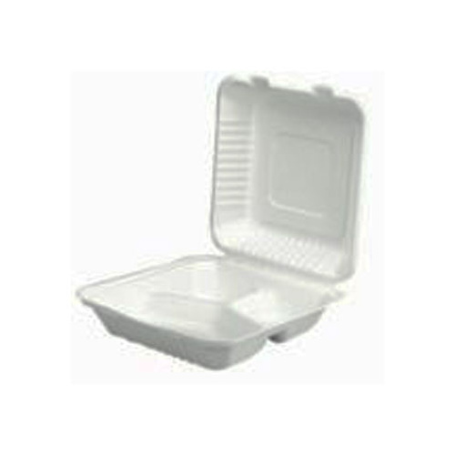 Plastic Clamshell Dinner 3 Compartments 50pk