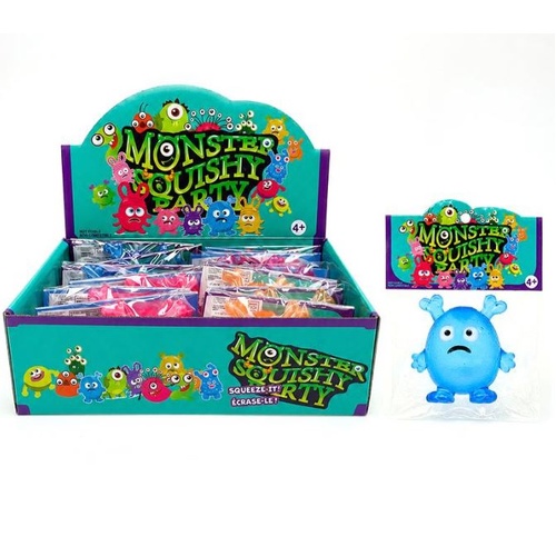 CTN 12 x Pinch family Monster Theme Squishy - Assorted