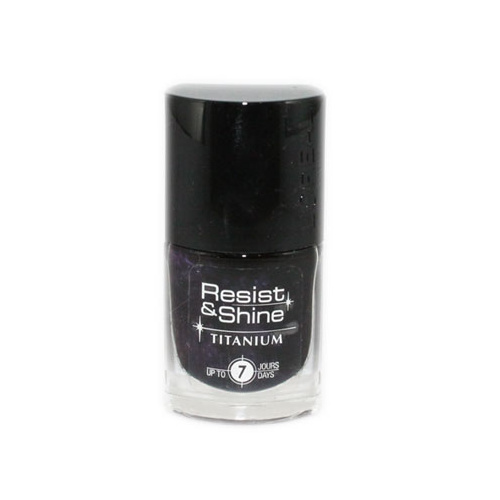 L'Oreal Resist & Shine Titanium Nail Polish 732 Black Violet