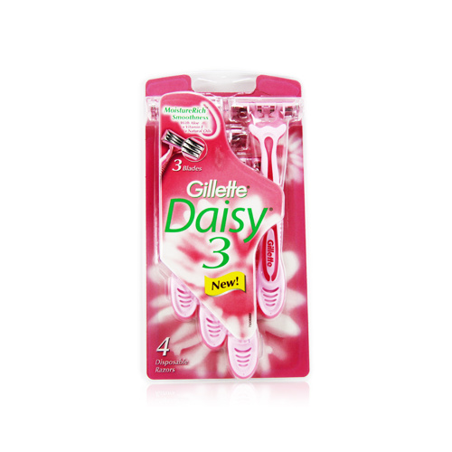 Gillette Daisy 3 Disposable Razors 4pk