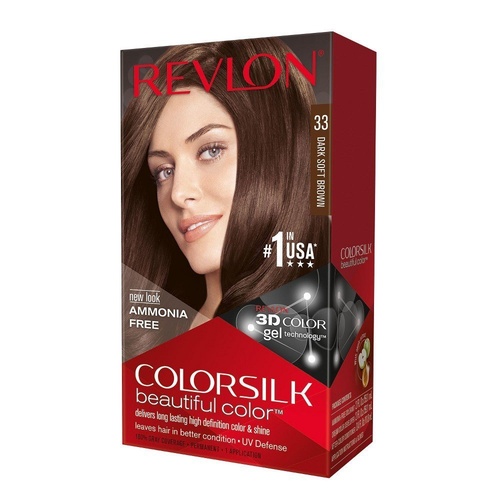 Revlon Color Silk Beautiful Color 33 Dark Soft Brown