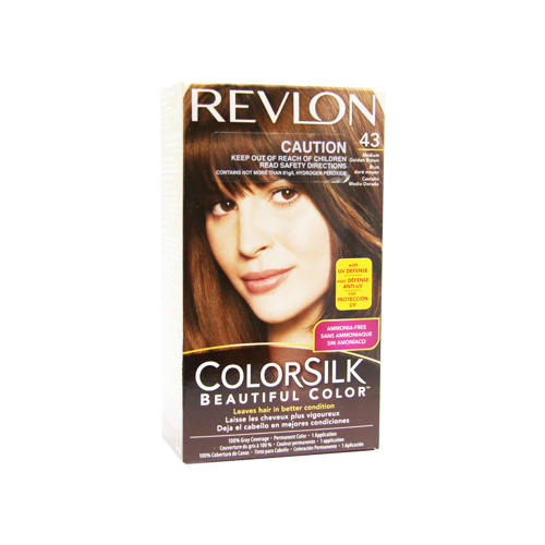 Revlon Color Silk Beautiful Color 43 Medium Golden Brown