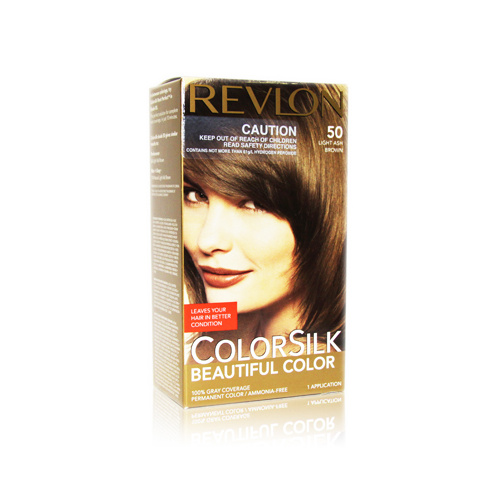 Revlon Color Silk Beautiful Color 50 Light Ash Brown Revlon Color Silk Beautiful Color 50 Light Ash Brown
