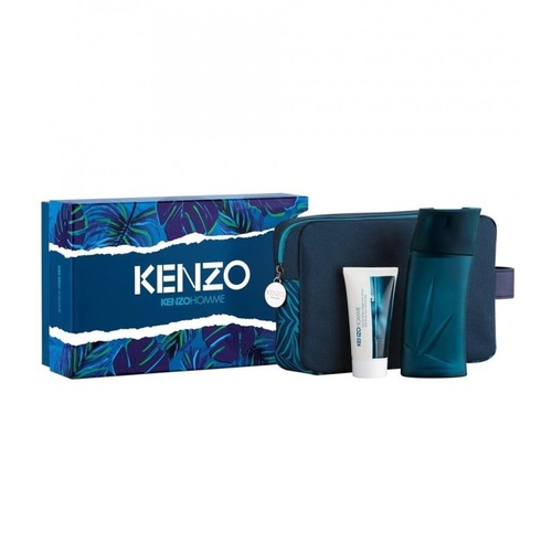Kenzo Homme 3pcs Gift Set 100ml EDT Spray Men