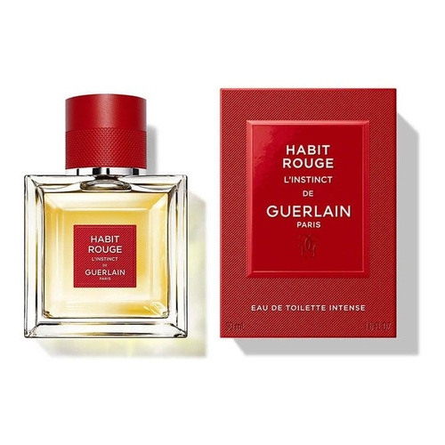 Guerlain Habit Rouge L'instinct Cologne 50ml EDT Intense Spray Men