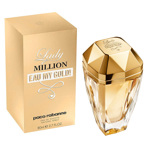 Paco Rabanne Lady Million Eau My Gold! 80ml EDT Spray Women