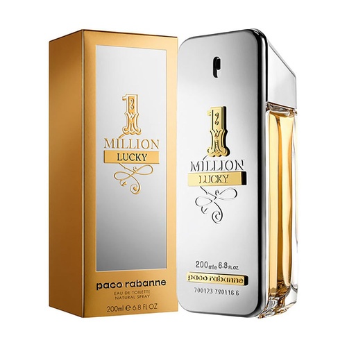 Paco Rabanne 1 Million Lucky 200ml EDT Spray Men (RARE)