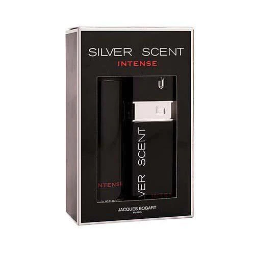 Jacques Bogart Silver Scent intense 2pcs Gift Set 100ml EDT Spray Men