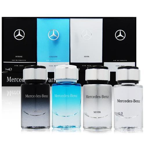 Mercedes Benz Parfums Miniature Set 4x 7ml EDT Men Variety