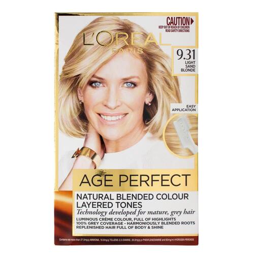 L'Oreal AGE PERFECT HAIR COLOUR 9.31 LIGHT SAND BLONDE