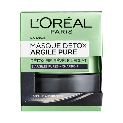 Pure Clay Detoxifying Charcoal Mask 50ml