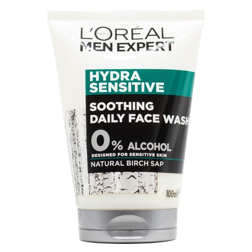 Loreal 100ml Men Expert Hydra Sensitive Soothing Daily Face Wash