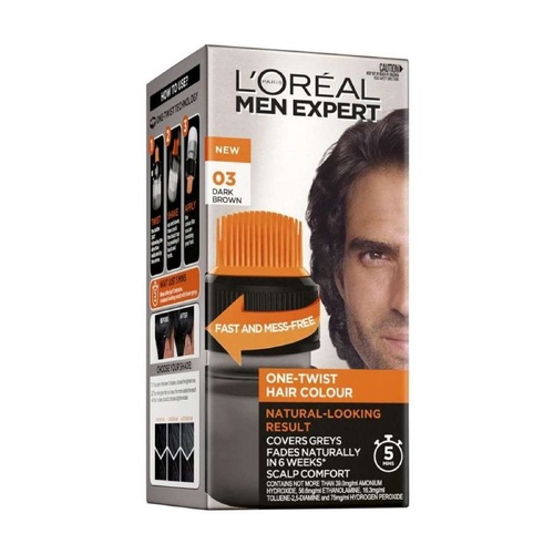 L'Oreal Men Expert 03 Dark Brown One-Twist Hair Colour