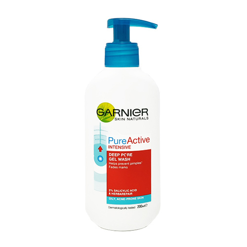 Garnier Pure Active Intensive Deep Pore Gel Wash 200ml