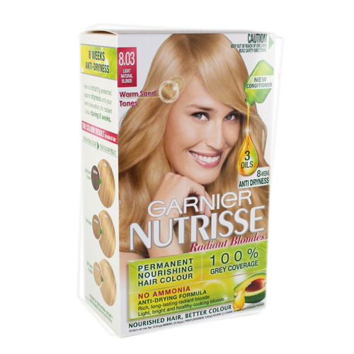 Garnier Nutrisse Cream 8.03 Light Natural Blonde