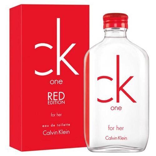 Calvin Klein CK One Red Edition For Her 100ml EDT Spray Women