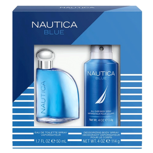 Nautica Blue 2pcs Gift Set 50ml EDT Spray Men