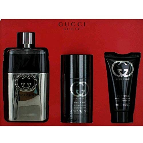 Gucci Guilty Pour Homme 3pcs Gift Set 90ml EDT Spray Men