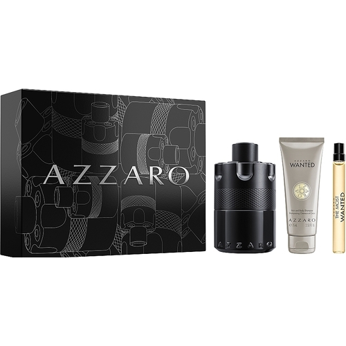 Azzaro The Most Wanted Intense 3pcs Gift Set 100ml EDP Spray Men (Warm Spicy Amber)(RARE)