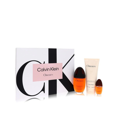 Calvin Klein Obsession For Women 3pcs Gift Set 100ml EDP Spray