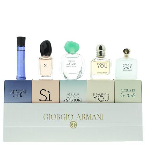 Giorgio Armani Travel Exclusive Miniature 5pcs Gift Set Dab-on Women Variety