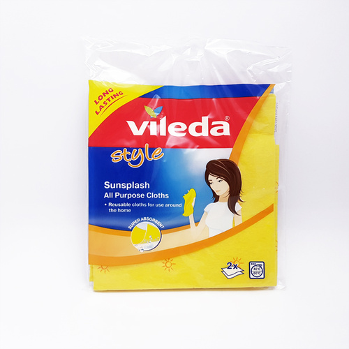 Vileda Sunsplash All Purpose Cloths 2pk