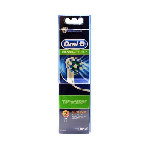 Oral B Cross Action Brush Heads x 2
