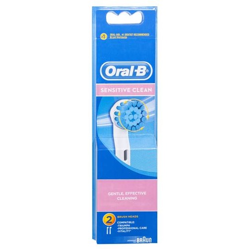 Oral-B Sensitive Replacement Electric Toothbrush Head 2pk