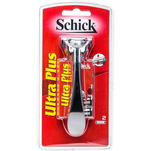 Schick Ultra Plus Razor + 2 Cartridges