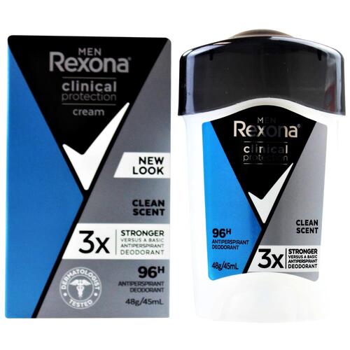 Rexona Men Clinical Protection Clean Scent Deodorant 45ml