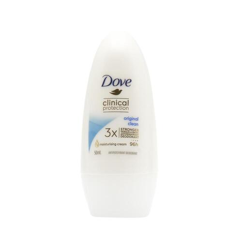 Dove Clinical Protection Original Clean 96Hr Antiperspirant Roll on 50ml
