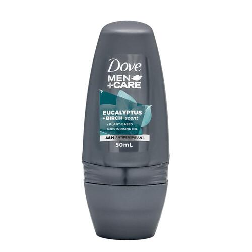 Dove Men+Care Antiperspirant Deodorant Roll On Eucalyptus + Birch Refreshing 50ml