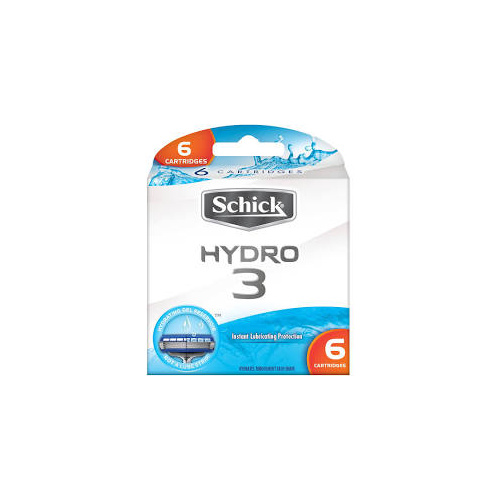 Schick Hydro 3 Cartridges 6pk