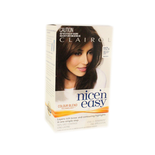 Clairol Nice N Easy 117a Natural Medium Ash Brown