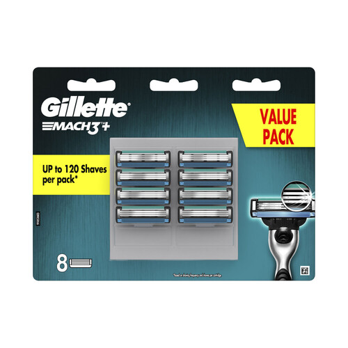 Gillette Mach3 Cartridges 8pk