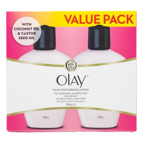 Olay Moisturizing Lotion 150mL Twin Pack