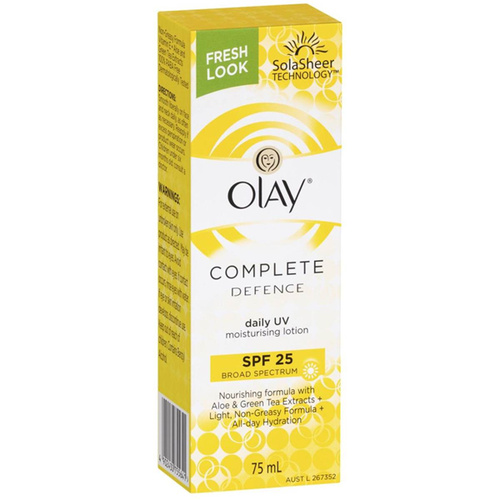 Olay Complete Defence Daily UV Moisturising Lotion SPF25 75ml