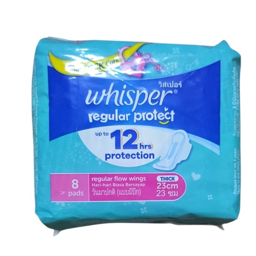 Whisper Wings Regular Flow Pads 8pk