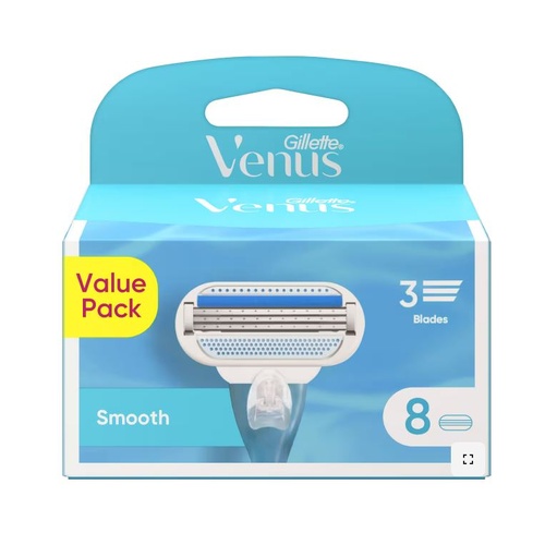 Gillette Venus Smooth Razor Blades 8 pack