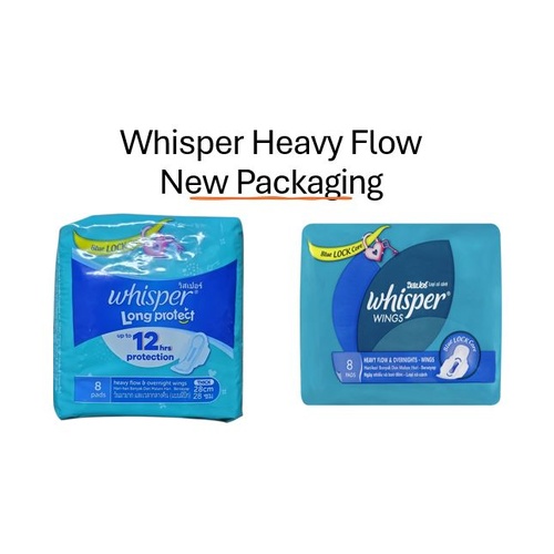 Whisper Wings Heavy Flow Pads 8pk